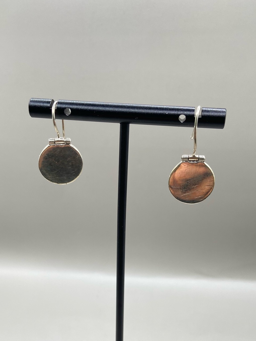 Silpada Sterling Silver Disc Earrings W0865 Polished Minimalist